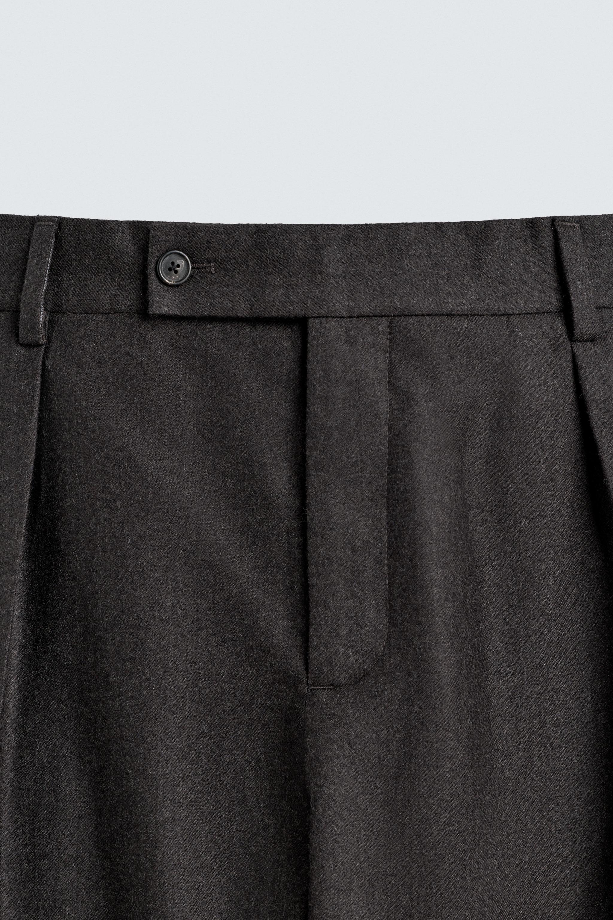 AARON LEVINE X ZARA WOOL SUIT PANTS